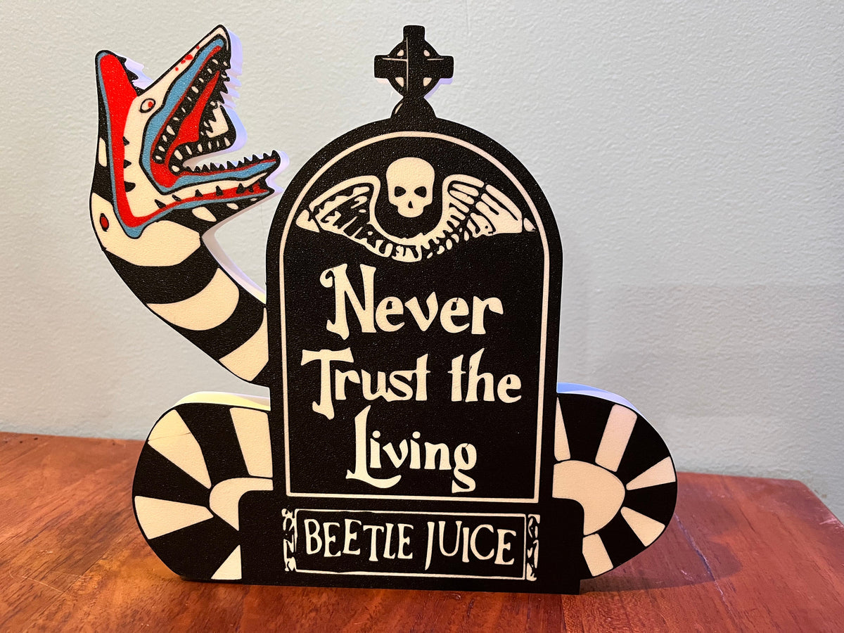 3D Printed Beetlejuice Display