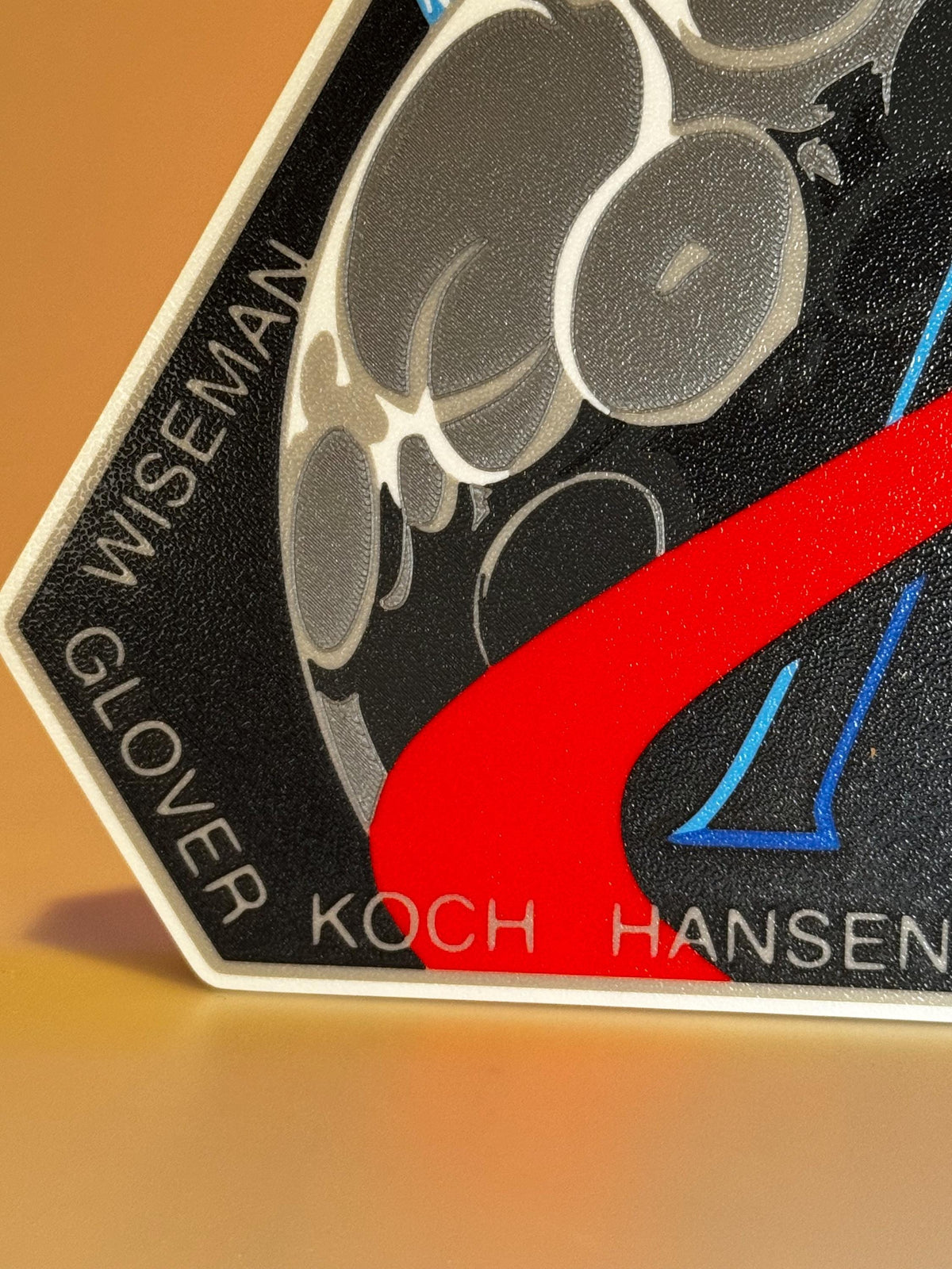 3D Printed NASA Artemis I & II Mission Insignia Badge Display Sign