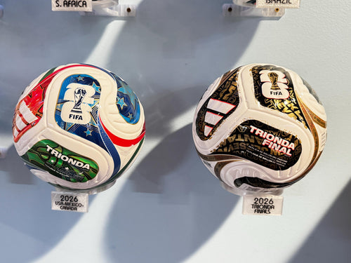 3D Printed Adidas World Cup Size 1 Mini Ball Wall Mount Display