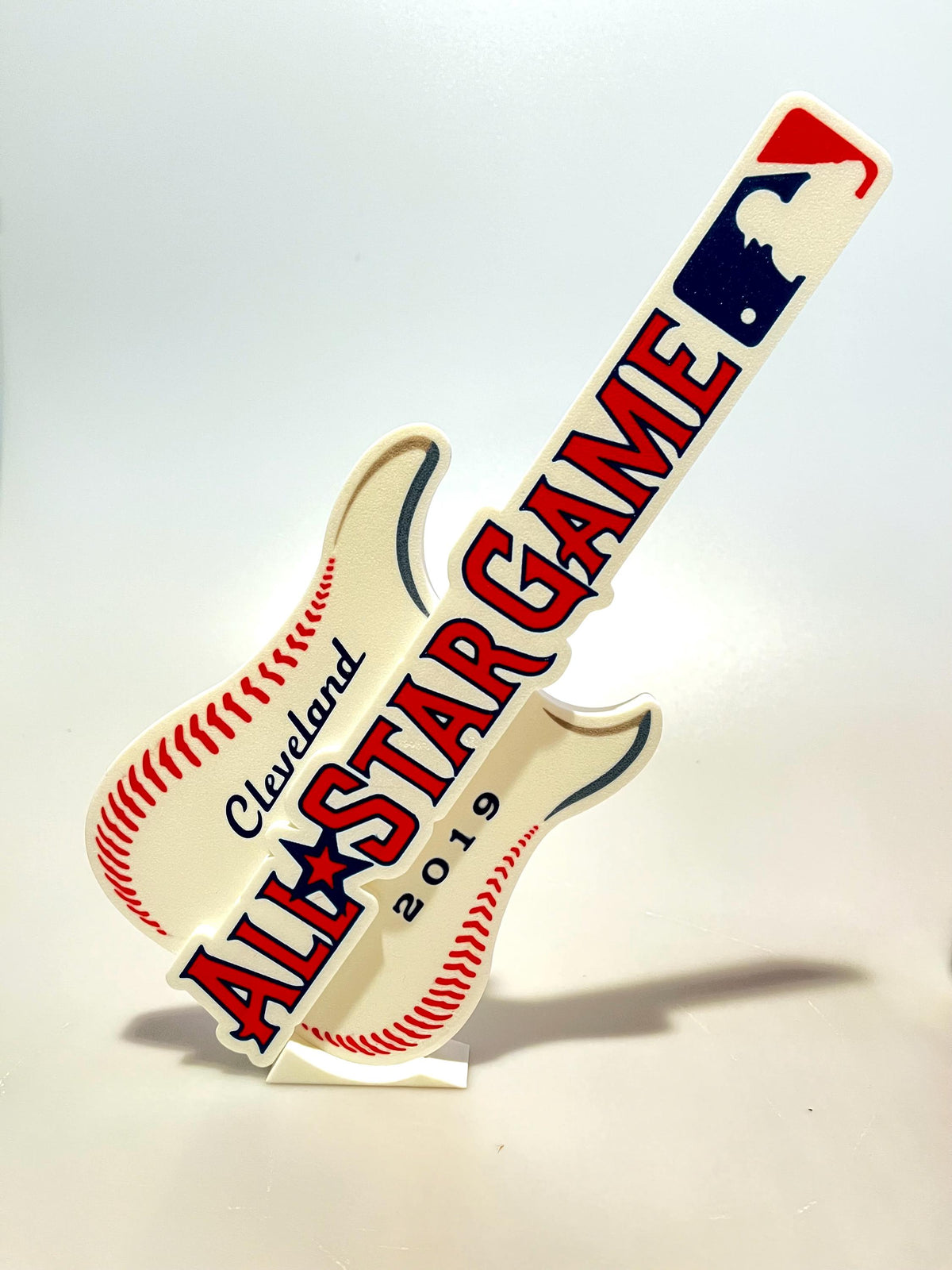 3D Printed Cleveland Indians Guardians All-Star Games Displays 1954-2019