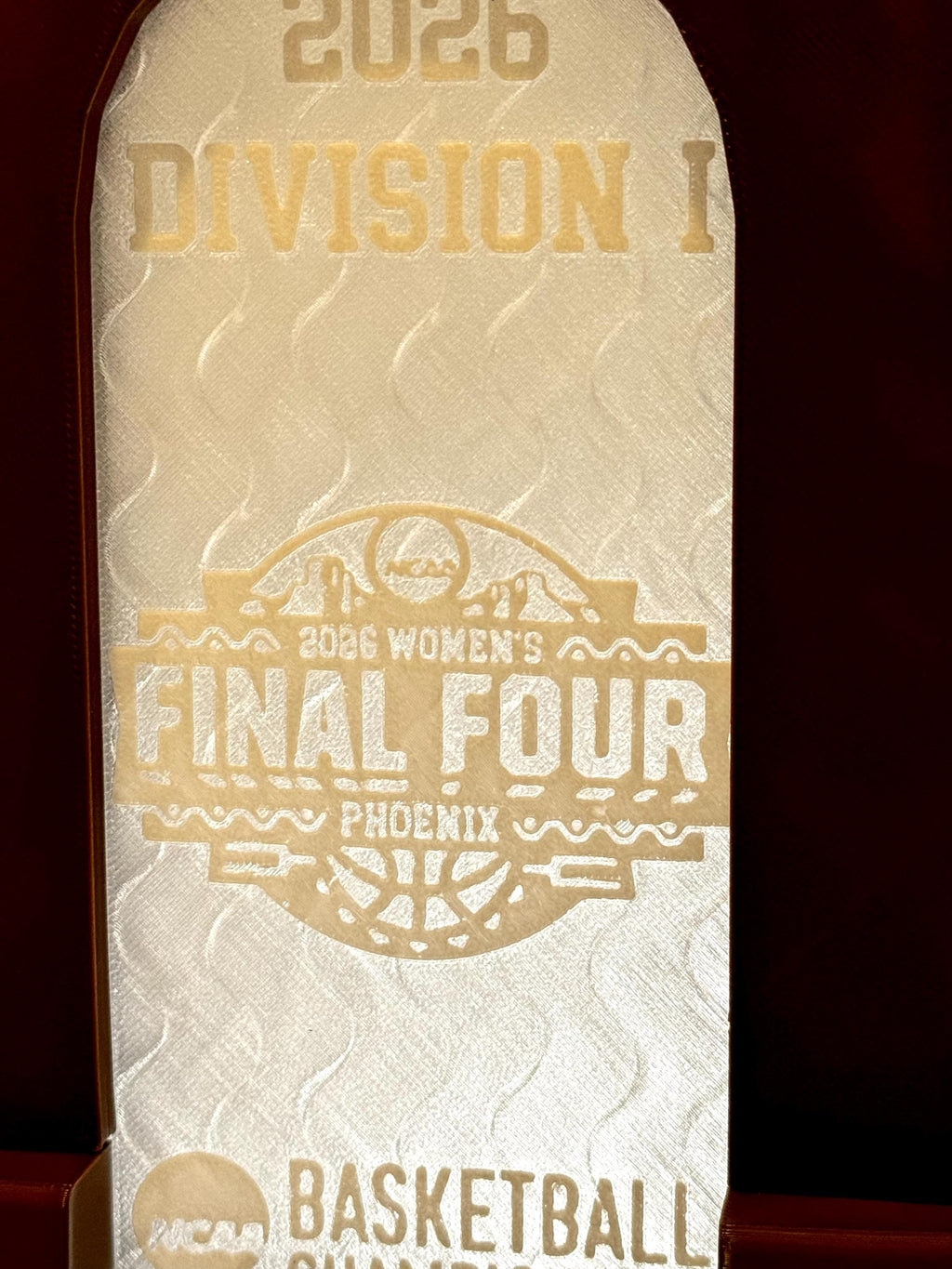 3D Printed 2026 Women's Men's Basketball Volleyball Championship Final Four Trophy