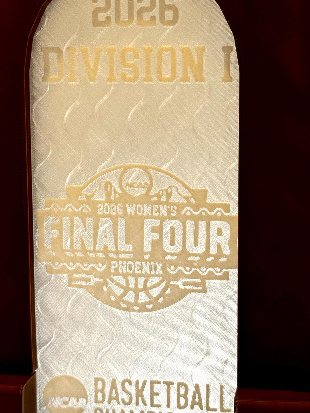 3D Printed 2026 Women's Men's Basketball Volleyball Championship Final Four Trophy