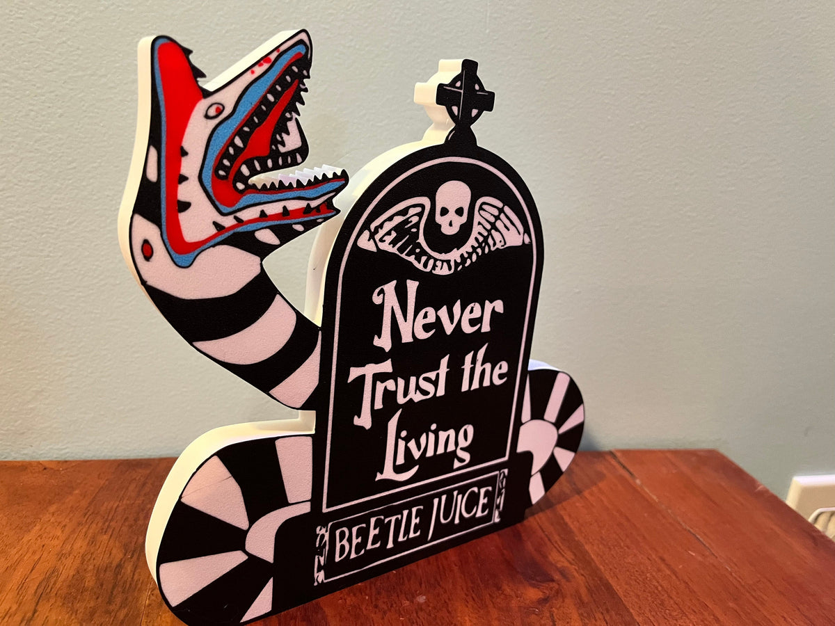 3D Printed Beetlejuice Display