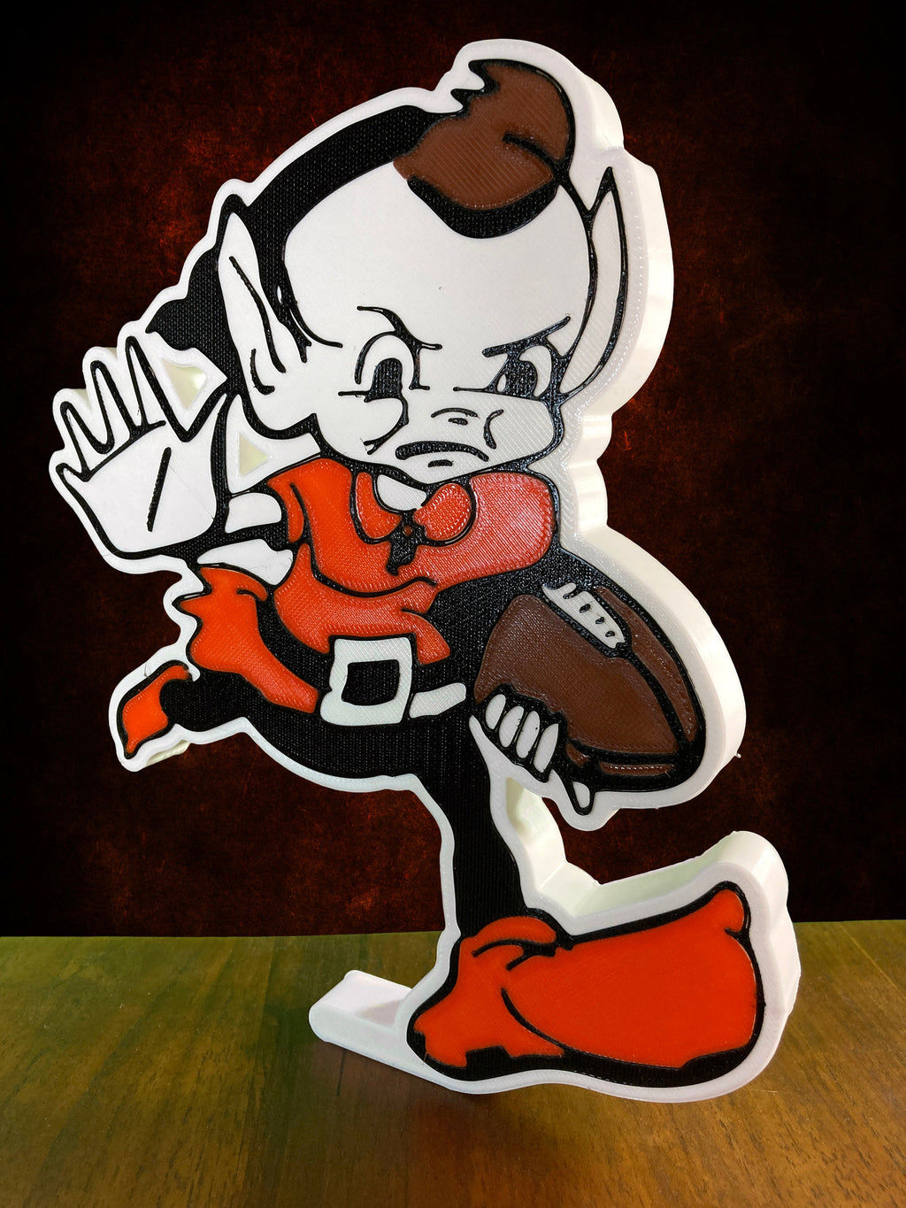 3D Printed Brownie the Elf Logo 2022-2023 Cleveland Browns