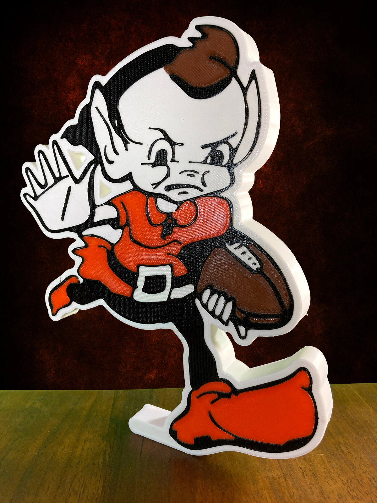 3D Printed Brownie the Elf Logo 2022-2023 Cleveland Browns