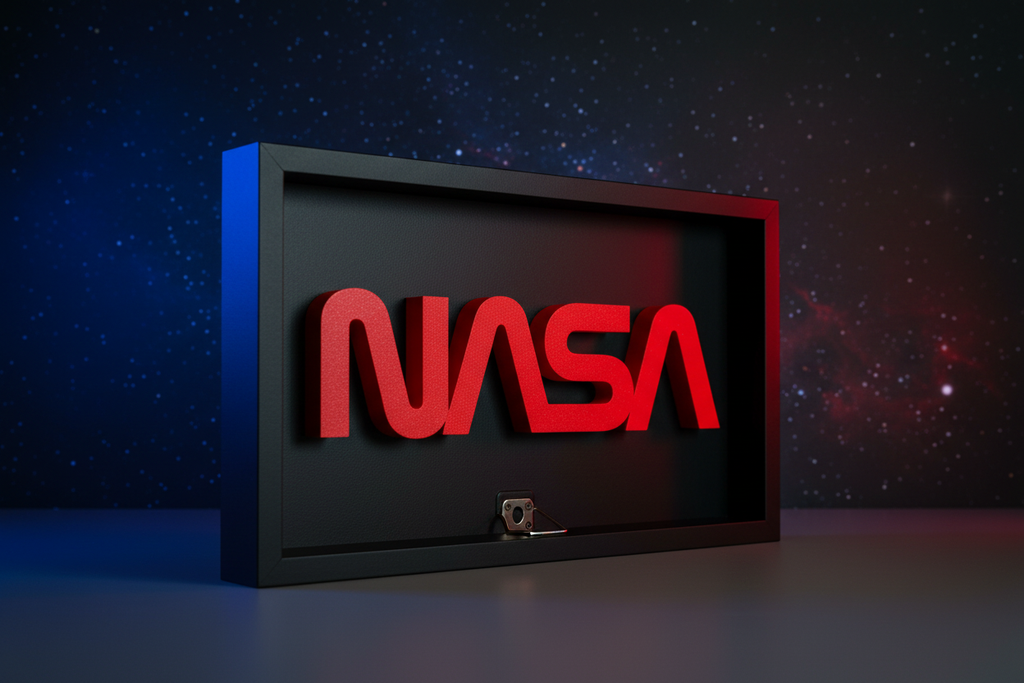 3D Printed NASA Worm Display