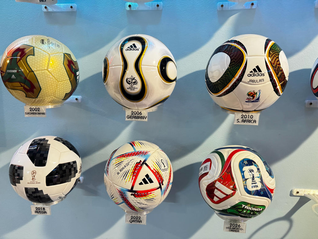 3D Printed Adidas World Cup Size 1 Mini Ball Wall Mount Display