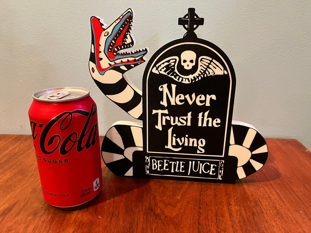 3D Printed Beetlejuice Display