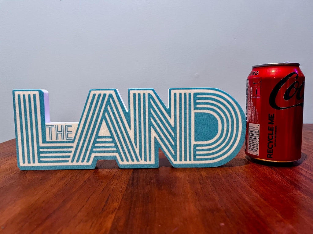 Cleveland CAVS Cavaliers 3D Printed City Jersey Logo THE LAND Display