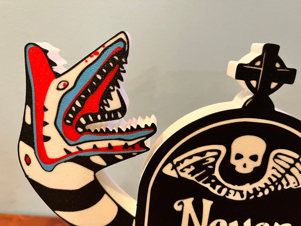 3D Printed Beetlejuice Display