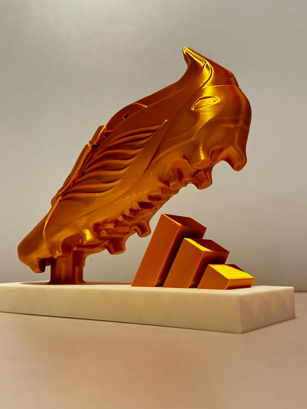 3D Printed F IFA World Cup Golden Boot Award Trophy Replica Customizable