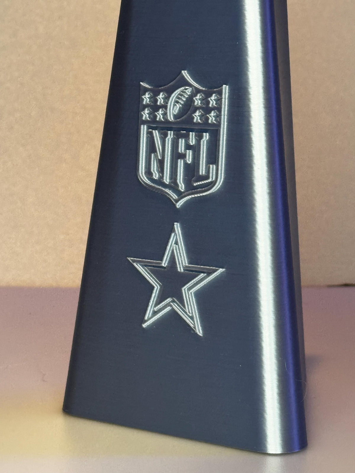 Customizable 3D Printed 14 inch Tall NFL FFL Football Trophy