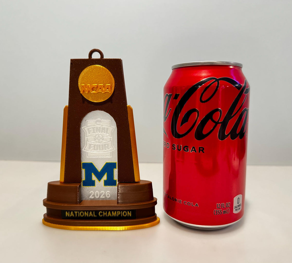 3D Printed Customizable NCAA Championship Trophy Ornaments Gift
