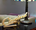 Cleveland Script Sign Office Desk Display Souvenir Gift Ohio with Display Stand