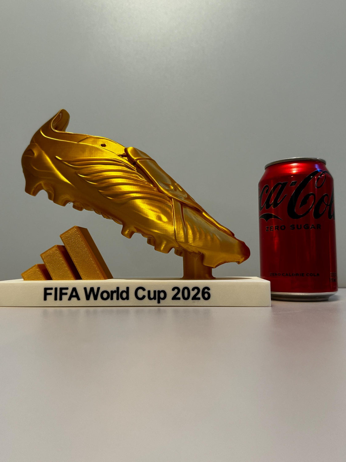 3D Printed F IFA World Cup Golden Boot Award Trophy Replica Customizable