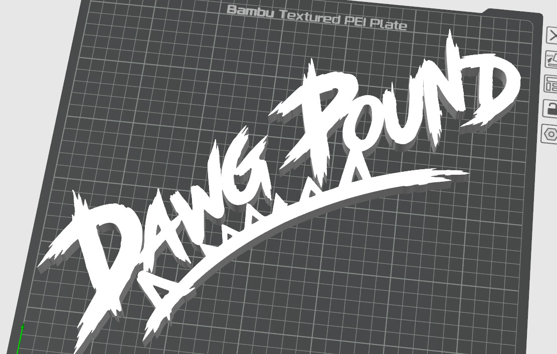 Custom Order 3D Printed Dawg Pound and Dawgs