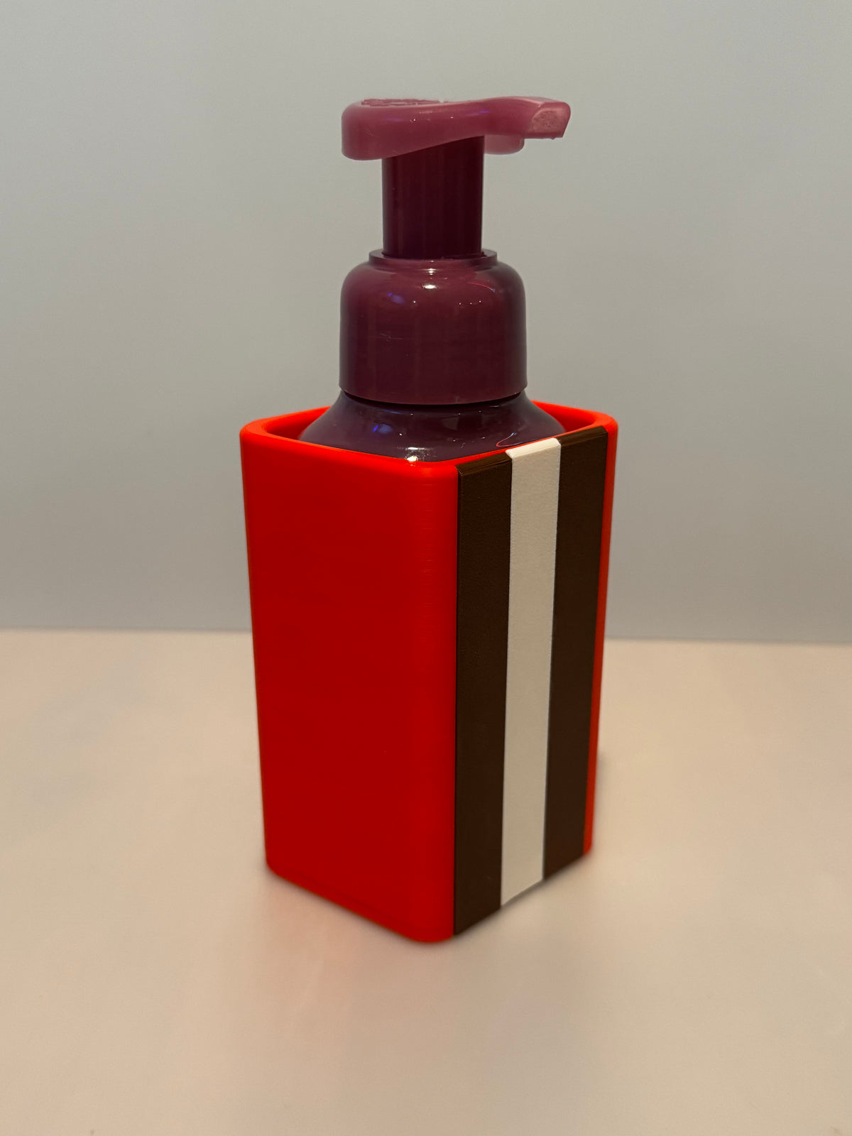 3D Printed Cleveland Browns Soap Holder for Bath & Body Works Foaming Soap