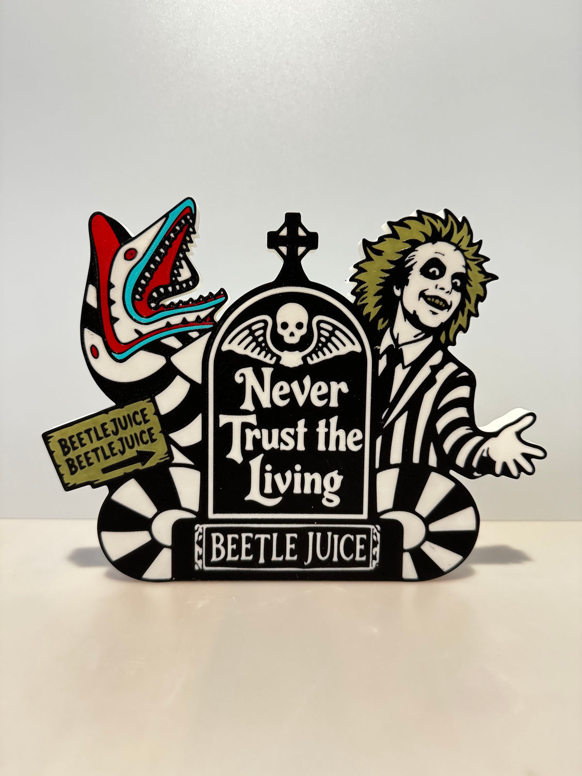 3D Printed Beetlejuice Display