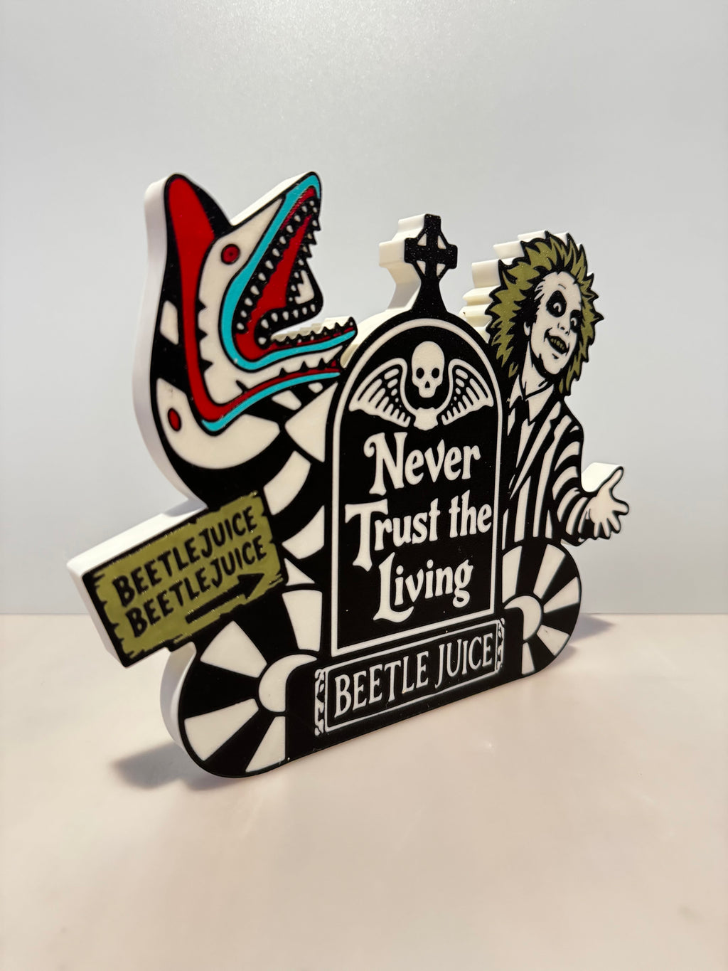 3D Printed Beetlejuice Display