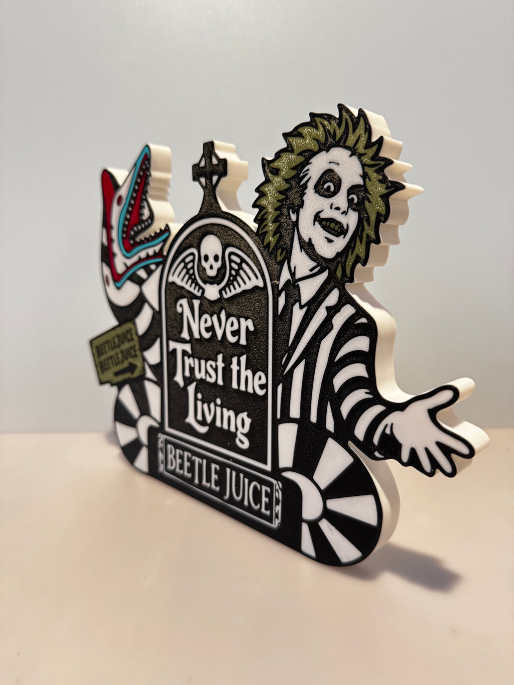 3D Printed Beetlejuice Display