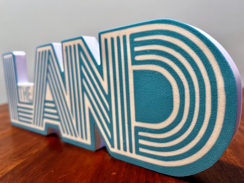 Cleveland CAVS Cavaliers 3D Printed City Jersey Logo THE LAND Display