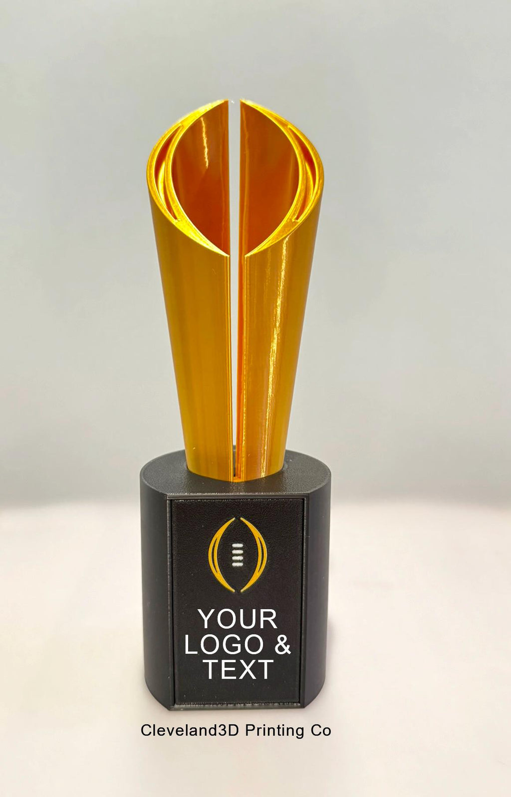 3D Printed Customizable CFP Trophy Inspired Pen Holder Desk Display