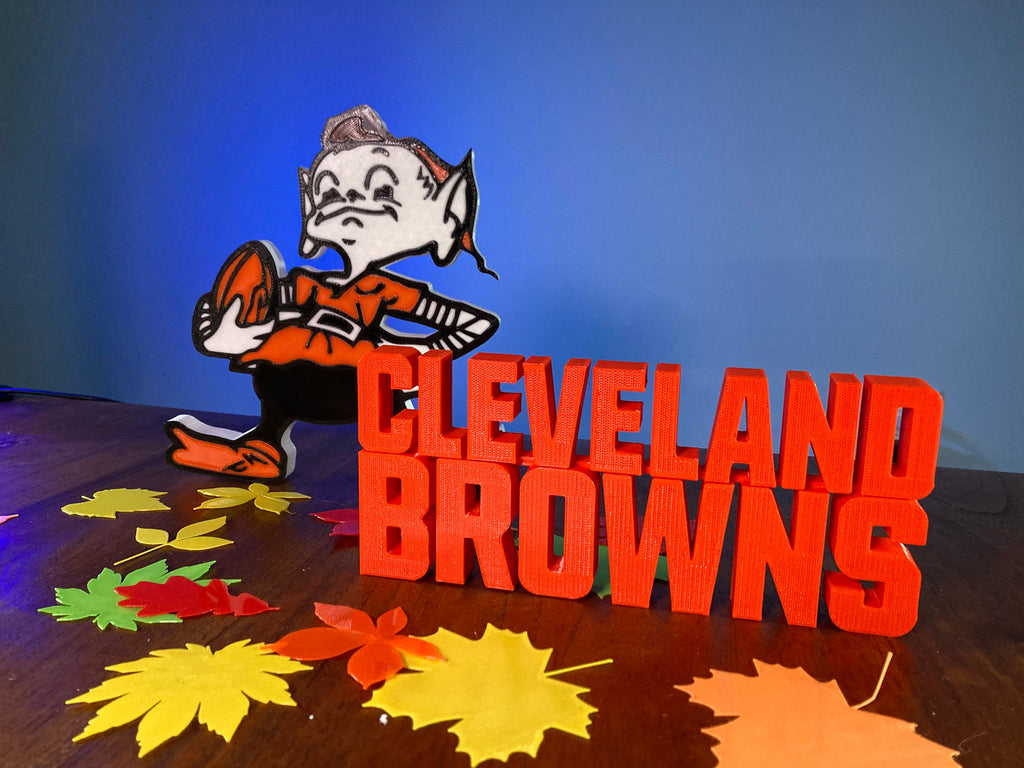 3D Printed Brownie the Elf Display Plaque Sign