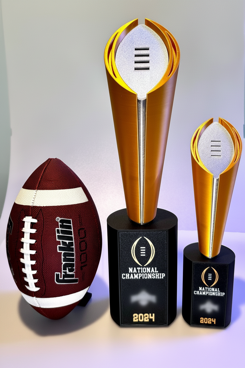 CFP Trophy - Ohio State Logo Blurred