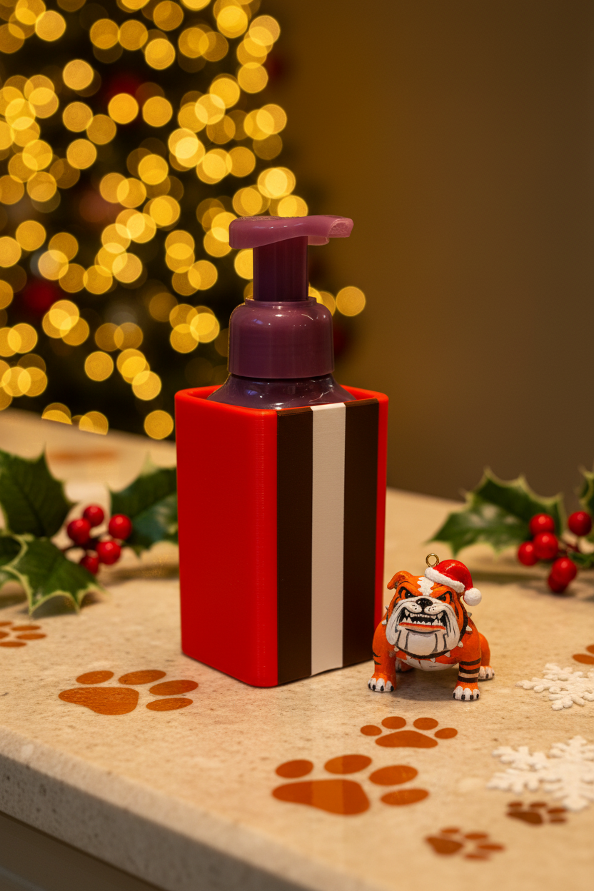 Cleveland Browns Soap Holder - Holiday Dawg Pound Edition