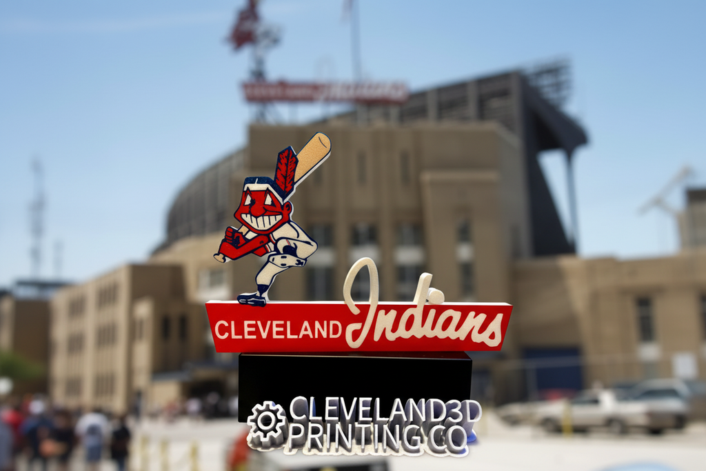 Cleveland Indians Gate D Sign - Muni Stadium Background