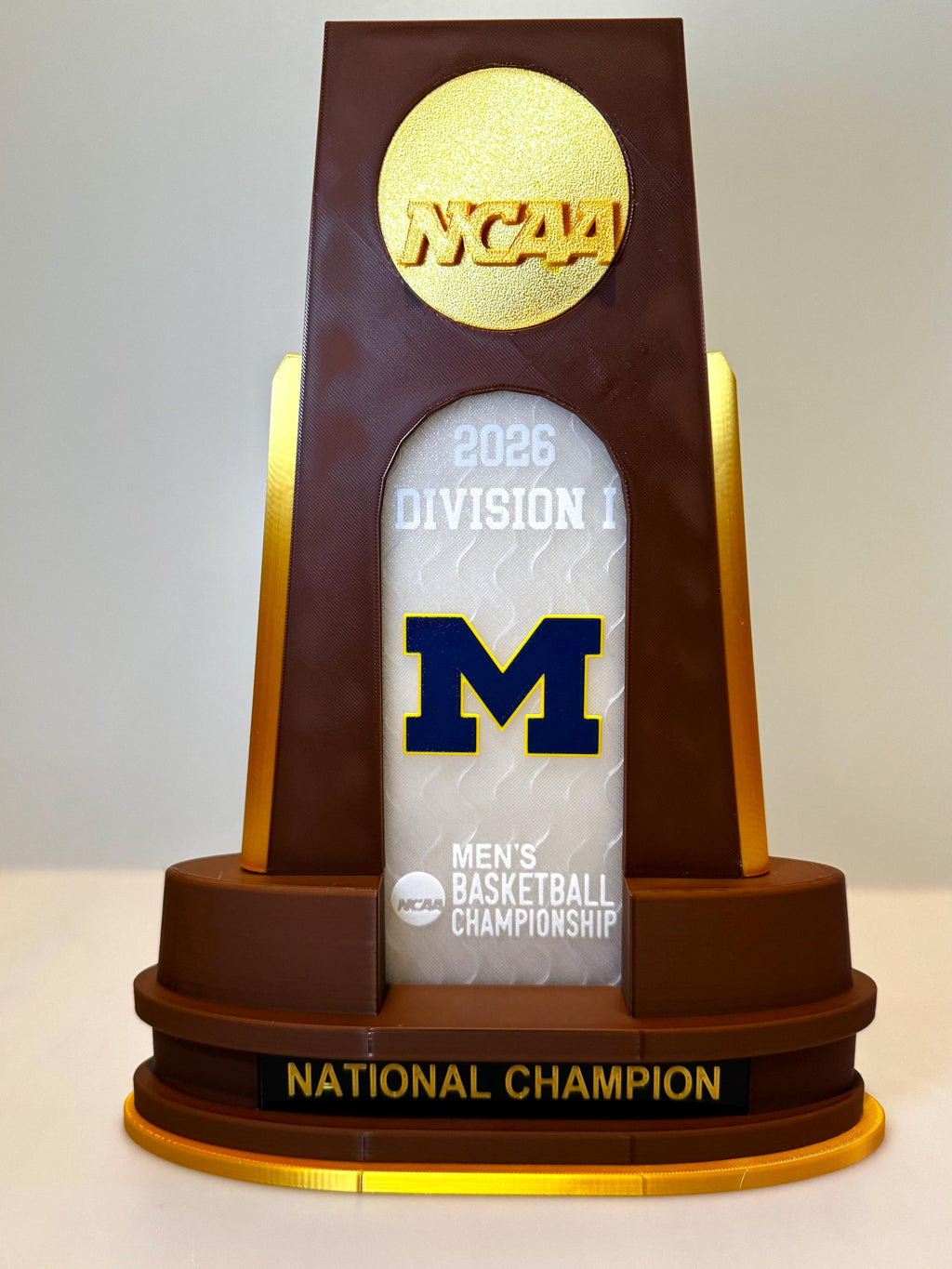3D Printed 2026 Women's Men's Basketball Volleyball Championship Final Four Trophy