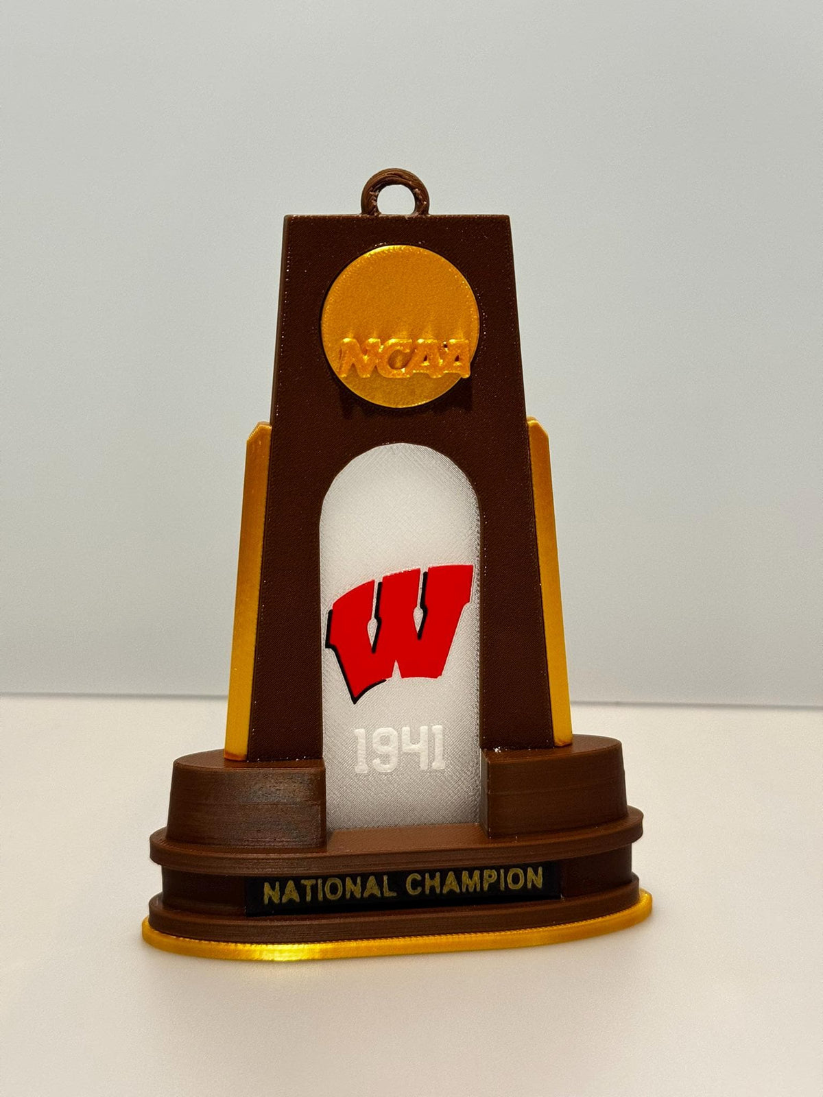 3D Printed Customizable NCAA Championship Trophy Ornaments Gift