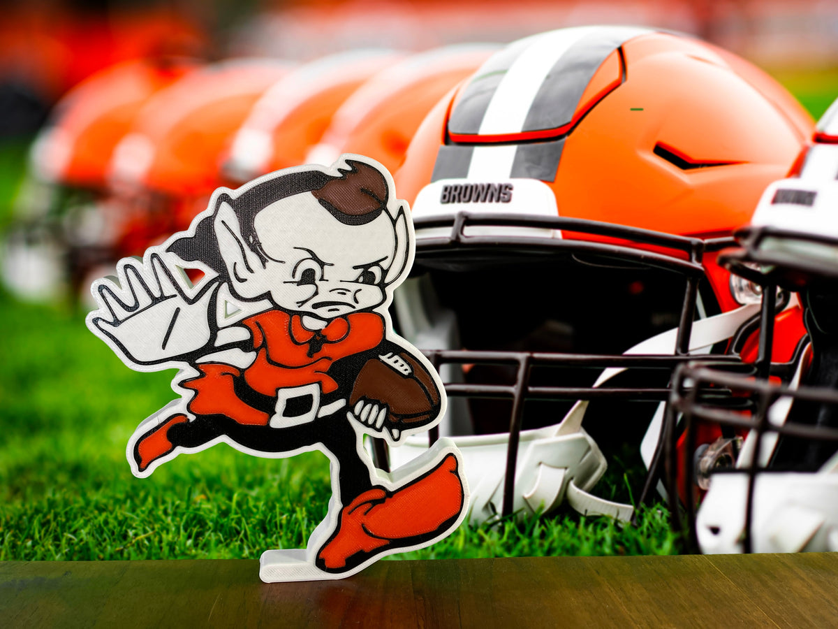 3D Printed Brownie the Elf Logo 2022-2023 Cleveland Browns
